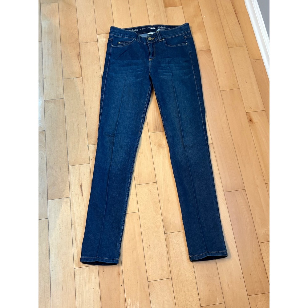 Rafaella Weekend Slimming Jeans Womens Size 6 Dark Blue Straight Leg Denim